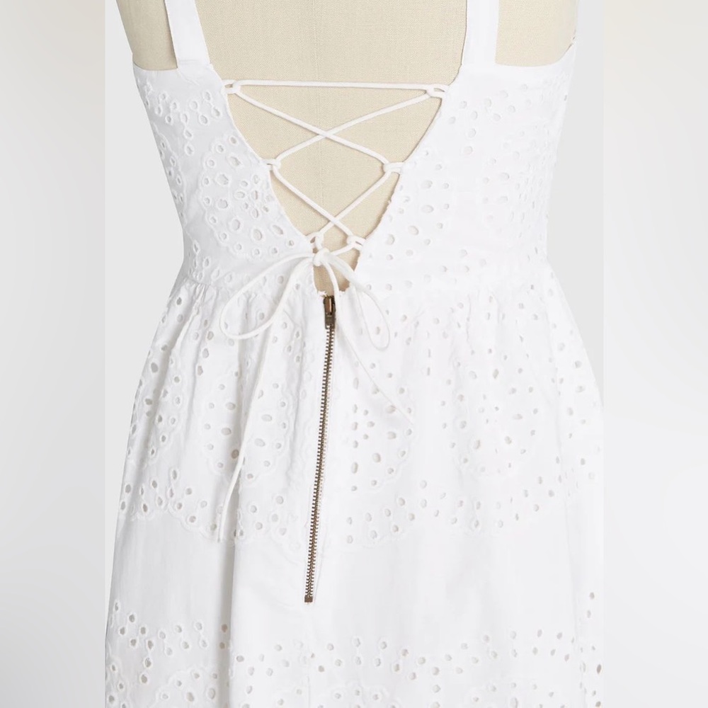 Modcloth Louche Caught My Eyelet Cotton Summer Sundress - Picture 5 of 16